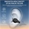 Наушники-вкладыши открытого типа Bluetooth 5.3 с чехлом для зарядки — беспроводные, совместимые с iPhone/Samsung, с низкой задержкой, водонепроницаемые, IPX5, подходят для занятий спортом, 45 часов воспроизведения, чёрные 1000009694