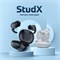 Наушники Faster StudX Bluetooth 5.4 с активным шумоподавлением, беспроводные наушники-вкладыши с активным шумоподавлением для планшета и ноутбука, 25 часов воспроизведения, 10-миллиметровые динамики (черные) 1000009735