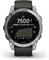 GARMIN FENIX 7 — стандартная версия, серебристый с графитовым ремешком | Смарт-часы с AMOLED-дисплеем и сенсорным экраном | Фитнес-часы с 18 днями автономной работы в режиме смарт-часов 1000009966