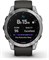 GARMIN FENIX 7 — стандартная версия, серебристый с графитовым ремешком | Смарт-часы с AMOLED-дисплеем и сенсорным экраном | Фитнес-часы с 18 днями автономной работы в режиме смарт-часов 1000009966