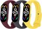 Набор из 3 ремешков MARGOUN для Xiaomi Mi Band 7, силиконовый ремешок для часов, сменные аксессуары для смарт-часов 1000010015 - фото 540076