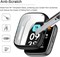 Защитная пленка Azonee для экрана, совместимая с Xiaomi Redmi Watch 3, Watch 3 Active, защитный чехол с покрытием и защитным чехлом из закаленного стекла, 2 шт., черный + прозрачный 1000010109