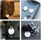 Сертифицированный MFi Bluetooth-трекер — Airtag, совместимый с Apple Find My — умный GPS-локатор для ключей, кошелька, сумок, домашних животных и багажа — длительный срок службы аккумулятора — безопасное и точное отслеживание (БЕЛЫЙ, 4 ШТ.) 1000011643
