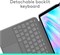 Чехол-клавиатура Logitech Combo Touch для iPad Air 11 дюймов (M2 и M3), iPad Air (5-го поколения) — съемная клавиатура с подсветкой и подставкой — раскладка ARA — цвет Oxford Grey 1000011768