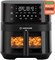 Аэрофритюрница Nutricook 3 Vision, прозрачное окошко, внутренняя подсветка, объём 5,7 л, керамическое покрытие, функции: жарка, выпечка, сушка и разогрев, 6 режимов, мощность 1700 Вт, 2 года ограниченной гарантии, комбинированная модель, эксклюзивно на Am 1000011810 - фото 548118