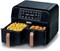 Аэрофритюрница KENWOOD Digital Twin Air Fryer объемом 1,7 кг + 1,7 кг, 4 л + 4 л (XXXL) с технологией DualZone и двумя корзинами для жарки, гриля, запекания, выпечки, тостов и разогрева HFP70.000BK, черная 1000011843 - фото 548275