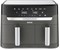 Аэрофритюрница TEFAL Dual Easy Fry объемом 8,3 л с двумя отсеками, готовая семейная еда, 7 предустановленных программ, детали, пригодные для мытья в посудомоечной машине, специальное приложение | EY901840 эксклюзивно для онлайн-магазина — черный и нержаве 1000011917 - фото 548636