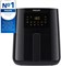 Аэрофритюрница Philips Kitchen Appliances Essential XL объёмом 6,2 л с цифровым управлением, технологией Rapid Air, корзиной Easy Clean, чёрная HD9270/91 1000011921