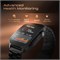 Смарт-часы Fastrack Horizon S1 с изогнутым AMOLED-дисплеем 1,96 дюйма, функциональной заводной головкой, функцией Bluetooth-звонков, приложением Health Suite, корпусом из черного металла (черная сталь) 1000013089