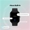 Умные часы Amazfit Bip U Pro с HD-дисплеем 1,43 дюйма, встроенным GPS и Alexa, более 60 спортивных режимов, 9 дней автономной работы — черный (обновлённый) 1000013117