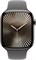 Умные часы Apple Watch Series 10 с GPS и сотовой связью, корпус 46 мм, корпус из натурального титана, спортивный ремешок цвета «каменно-серый», средний/большой. Фитнес-трекер, приложение ЭКГ, постоянно включенный дисплей Retina, водонепроницаемость. 1000013129