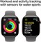 Умные часы Apple Watch Series 10 с GPS и сотовой связью, корпус 46 мм, корпус из натурального титана, спортивный ремешок цвета «каменно-серый», средний/большой. Фитнес-трекер, приложение ЭКГ, постоянно включенный дисплей Retina, водонепроницаемость. 1000013129