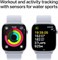 Умные часы Apple Watch Series 10 с GPS и сотовой связью, корпус 42 мм, серебристый алюминий, синий спортивный браслет Cloud Sport Loop — один размер. Фитнес-трекер, приложение ЭКГ, постоянно включенный дисплей Retina, углеродная нейтральность. 1000013141