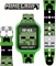Умные часы Minecraft Kids — интерактивные светодиодные часы с 10 настраиваемыми циферблатами, играми, камерой, будильником, шагомером и другими функциями — забавный технологичный подарок для мальчиков и девочек — подходит для запястий от 5,5 до 8 дюймов 1000013174