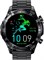 Умные часы Xcell Elite6, HD-дисплей 1,52 дюйма, Bluetooth-звонки, беспроводная зарядка, фонарик, пульсометр/АД/SpO2, защита IP67, аккумулятор на 7 дней, совместимость с iOS/Android — черная оправа с ремешком цвета оружейной стали 1000013182