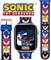 Умные часы Sonic The Hedgehog Kids — Bluetooth-звонки, сообщения, камера, музыка, отслеживание сна, приложения для фитнеса и активности — 6 циферблатов, сенсорный экран, зарядка через USB — подходит для запястья от 5,5 до 8 дюймов 1000013217