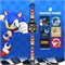 Умные часы Sonic The Hedgehog Kids — Bluetooth-звонки, сообщения, камера, музыка, отслеживание сна, приложения для фитнеса и активности — 6 циферблатов, сенсорный экран, зарядка через USB — подходит для запястья от 5,5 до 8 дюймов 1000013217