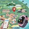 Смарт-часы Smooce Kids, водонепроницаемые детские смарт-часы с GPS/LBS-трекером, голосовым чатом SOS и игрой с камерой для детей 3–12 лет на день рождения 1000013309