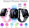 Детские многофункциональные смарт-часы, дисплей 1,44 дюйма, GPS, водонепроницаемые, защита от потери, поддержка нескольких языков, подарок для девочек и мальчиков, розовые 1000013323