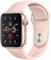 Apple Watch Series 5 с GPS и сотовой связью, корпус из золотистого алюминия 40 мм, спортивный ремешок цвета «розовый песок» — размеры S/M и M/L (обновлённые) 1000013352