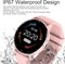 Умные часы для женщин, фитнес-трекер с HD-дисплеем 1,28 дюйма, 100 спортивных режимов, пульсометр, датчик SpO2 и монитор сна, водонепроницаемый трекер активности IP67 для iOS и Android, с функцией ответа на звонки и совершения звонков 1000013423
