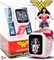 Умные часы Wonder Woman Kids — интерактивный сенсорный экран с играми, селфи-камерой, диктофоном, шагомером, будильником, секундомером и настраиваемыми циферблатами — розовый силиконовый ремешок — подходит для запястья от 5,5 до 8 дюймов 1000013800