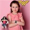 Умные часы Wonder Woman Kids — интерактивный сенсорный экран с играми, селфи-камерой, диктофоном, шагомером, будильником, секундомером и настраиваемыми циферблатами — розовый силиконовый ремешок — подходит для запястья от 5,5 до 8 дюймов 1000013800