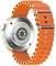 Умные часы Porodo Ultra Evo с широким сенсорным экраном 1,51 дюйма — титан/оранжевый 1000013904