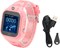 Детские многофункциональные смарт-часы, дисплей 1,44 дюйма, GPS, водонепроницаемые, защита от потери, поддержка нескольких языков, подарок для девочек и мальчиков, розовые 1000014031