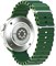 Умные часы Porodo Ultra Evo с широким сенсорным экраном 1,51 дюйма — титановый/зелёный 1000014032