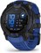 GARMIN Instinct® 3 – 45 мм, черный с ремешком Bolt Blue/Black | Яркий 1,2-дюймовый AMOLED-дисплей умных часов с временем автономной работы до 18 дней | Прочная конструкция со встроенным фонариком и интеллектуальными уведомлениями 1000014180