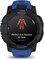 GARMIN Instinct® 3 – 45 мм, черный с ремешком Bolt Blue/Black | Яркий 1,2-дюймовый AMOLED-дисплей умных часов с временем автономной работы до 18 дней | Прочная конструкция со встроенным фонариком и интеллектуальными уведомлениями 1000014180