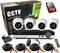 Комплект видеонаблюдения Tomvision 4-канальный AHD 1080P/2.0MP с гибридным DVR 1080N, системой видеонаблюдения, жестким диском на 1 ТБ и 4 пластиковыми купольными камерами для помещений, системой сигнализации и облачным сервисом P2P для домашней безопасно 1000014616 - фото 559558
