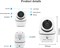 Беспроводная HD-камера Tomvision 1080P с функцией PTZ, Wi-Fi, автоматическим слежением, ночным видением, двусторонней голосовой связью, дистанционным мониторингом, интеллектуальным слежением, обнаружением людей, с SD-картой на 32 ГБ 1000014624