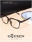 GQUEEN Groer Rahmen Hornbrille Brille Ohne Strke Fake Brille Nerdbrille Damen Herren UV400,PE1 1000017015