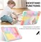 Чехол AVAKOT для iPad Air 2, iPad 9.7 (2017/2018) и iPad Pro 9.7, чехол для iPad 5/6 поколения, прочный, ударопрочный, защитный чехол для планшета 2 в 1 для девочек и женщин с подставкой и держателем для стилуса, радужно-розовый 1000018607