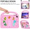 Чехол для планшета Lukione Kids, совместимый с Honor Pad 10 12,1 дюйма (12,1 дюйма, выпуск 2025 года), легкий, ударопрочный, с ручкой-подставкой, симпатичный дизайн (фиолетовый) 1000018620