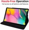 Вращающийся чехол для Samsung Galaxy Tab A8 10.5 2022 [X200/X205/X207], подставка на 360 градусов [автоматический переход в спящий режим/пробуждение], откидной кожаный чехол для планшета (черный) 1000018632