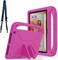 Чехол для планшета Lukione Fire HD 8 и HD 8 Plus для детей, ударопрочный, легкий, удобный для детей, мягкий чехол с ручкой-подставкой для девочек, мальчиков и детей, 2022, 2024 1000018697