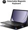 Чехол-клавиатура для Galaxy Tab A9 Plus, съемная Bluetooth-клавиатура QWERTY, черный 1000018755