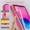 Матовый чехол JETech для iPad (A16) 11-го/10-го поколения (2025/2022) с держателем для карандаша, матовой полупрозрачной задней панелью, тонкий защитный чехол-подставка (розовый) 1000018764
