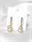 Серьги от компании Xuping Jewelry Co., LTD небольшие. 1000018996