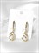 Серьги от компании Xuping Jewelry Co., LTD небольшие. 1000019003