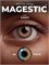 Контактные линзы MAGESTIC SANDY, 1 пара, цвет "карие", срок использования 12 месяцев, без диоптрий. 1000020331