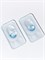 Две штуки цветных контактных линз Баттерфляй One Day Sky Blue с диоптриями -2.00 и радиусом кривизны 8.6. 1000020397