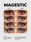 Фиолетовые контактные линзы MAGESTIC GRAPE для глаз, одна пара, срок ношения 12 месяцев, без диоптрий. 1000020401
