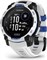 GARMIN Instinct® 3 – 45 мм, цвет Whitestone с ремешком Whitestone/Bolt Blue | Смарт-часы с солнечной батареей и неограниченным временем автономной работы | Прочный дизайн, встроенный фонарик, интеллектуальные уведомления 1000020495