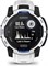 GARMIN Instinct® 3 – 45 мм, цвет Whitestone с ремешком Whitestone/Bolt Blue | Смарт-часы с солнечной батареей и неограниченным временем автономной работы | Прочный дизайн, встроенный фонарик, интеллектуальные уведомления 1000020495