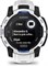 GARMIN Instinct® 3 – 45 мм, цвет Whitestone с ремешком Whitestone/Bolt Blue | Смарт-часы с солнечной батареей и неограниченным временем автономной работы | Прочный дизайн, встроенный фонарик, интеллектуальные уведомления 1000020495
