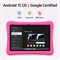 Планшет Plimpton Kids Tablet на Android 15, 10 дюймов, с Google Kids Space, 3 ГБ ОЗУ/64 ГБ памяти, 5-ядерный процессор, аккумулятор 6000 мАч, родительский контроль, Wi-Fi, PlimPad Tablet (розовый) 1000020800
